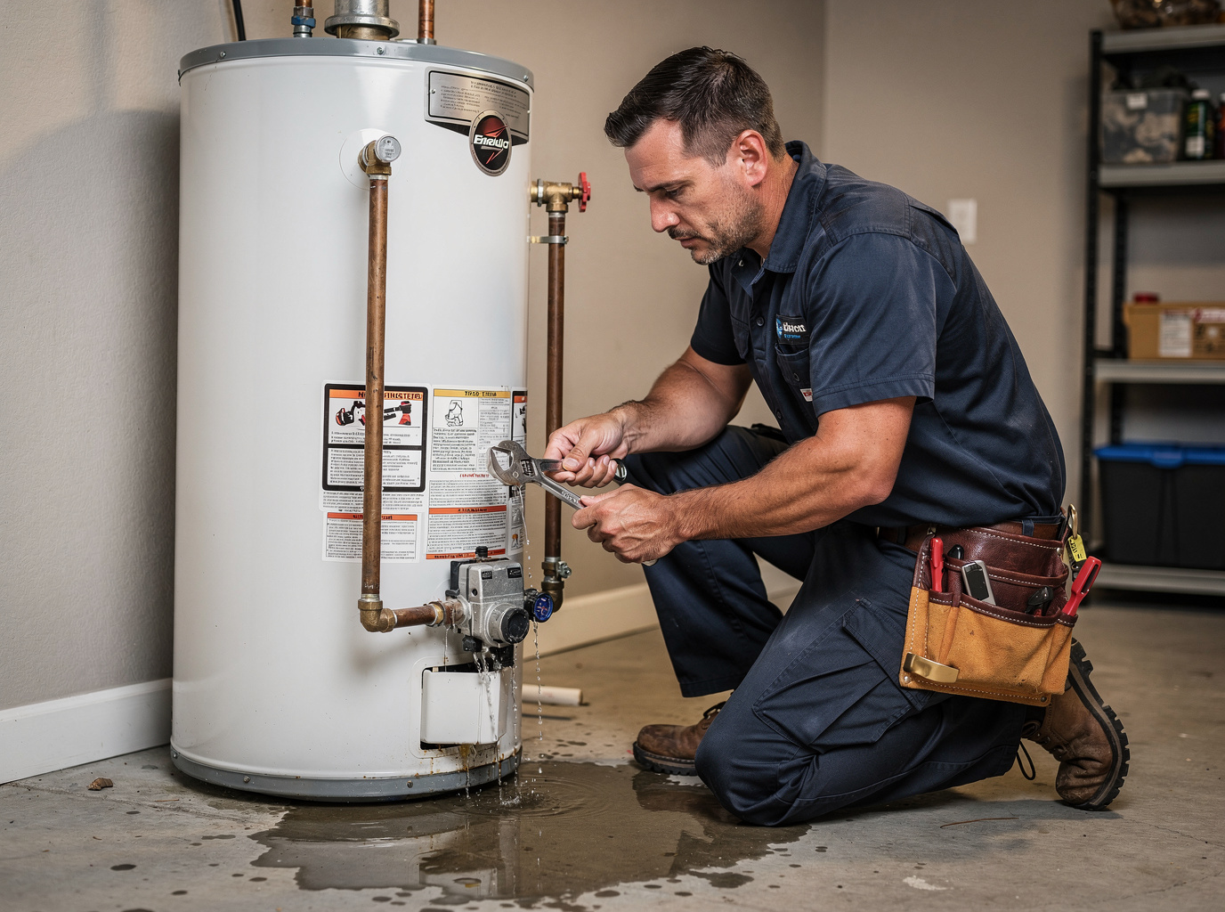 Water Heater Leaking From Pressure Relief Valve in DeSoto, TX