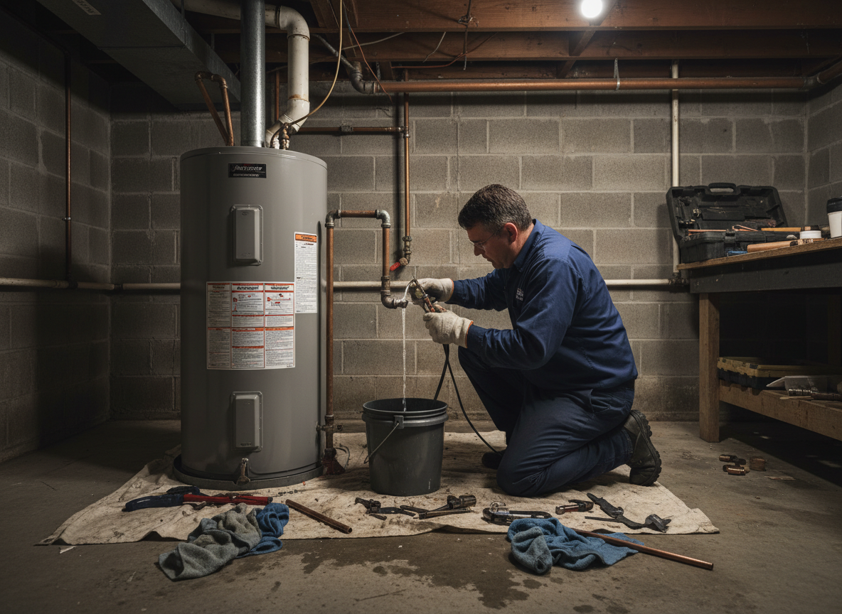 Water Heater Pipe Leak Repair in DeSoto, TX